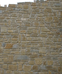 Realizzazione di muri in pietra
